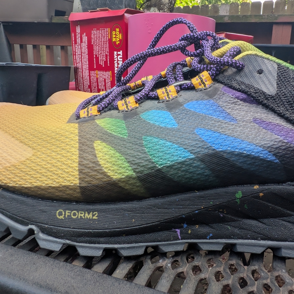 Merrell Black and Purple Athletic Shoes